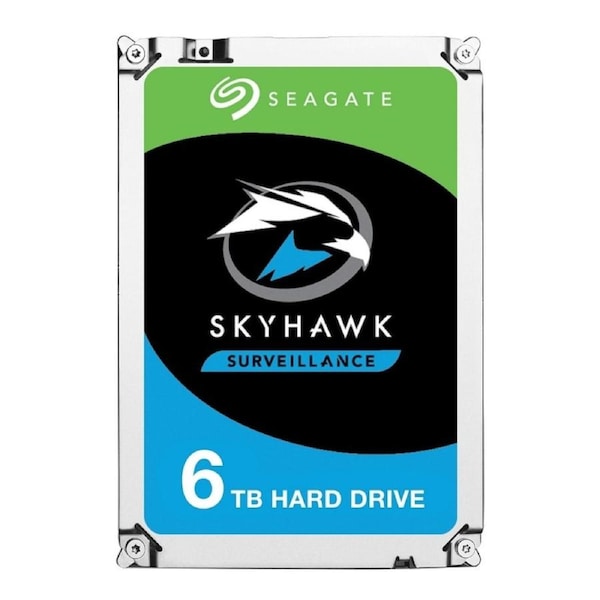 [ST6000VX009] Seagate 6TB SkyHawk Surveillance +Rescue Model 3.5" HDD SATA 6Gb/s, 5400 RPM