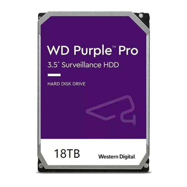 [WD181PURP] Western Digital Purple Pro 18TB 3.5" Surveillance HDD 7200RPM 512MB Cache