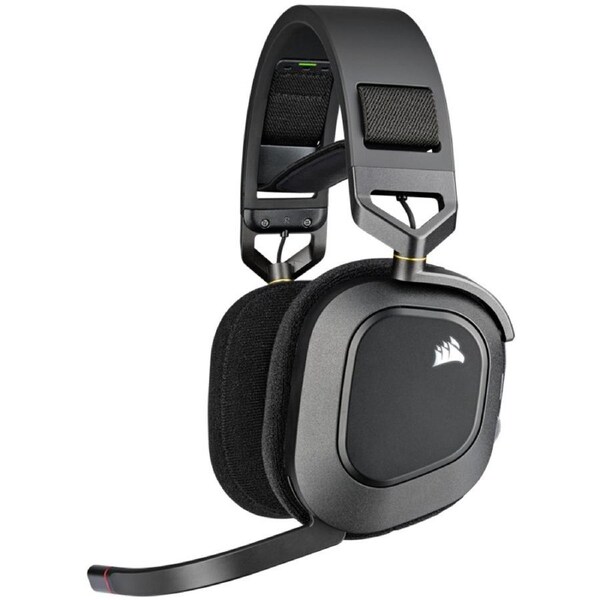 [CA-9011235-AP] Corsair HS80 RGB Wireless Carbon- Dolby Atoms, Hyper Fast Slipstream Wireless
