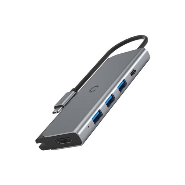 [CY3318HUBC3] Cygnett Unite TravelMate USB-C Hub Black 100W USB-C PD Pass-through Port, 3x US