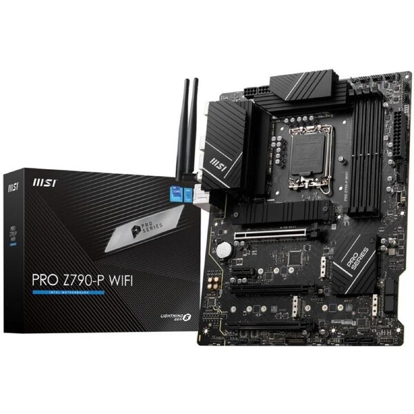 [PRO Z790-P WIFI] MSI Pro Z790-P Wi-Fi DDR5 Motherboard, PCIe 5.0/Wi-Fi 6E, support Intel LGA 1700