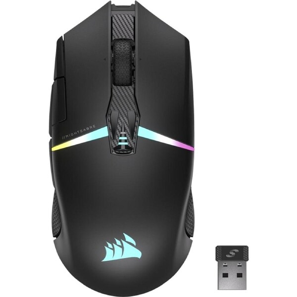 [CH-931B011-AP] Corsair Night Sabre Wireless Slipstream 26K DPI Black RGB Mice