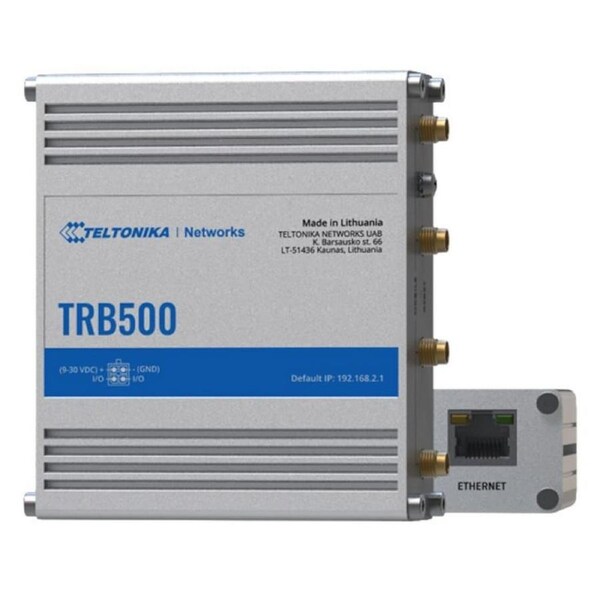 [TRB500000200] Teltonika TRB500 Industrial 5G Gateway, Ultra-high cellular speeds of up to 1