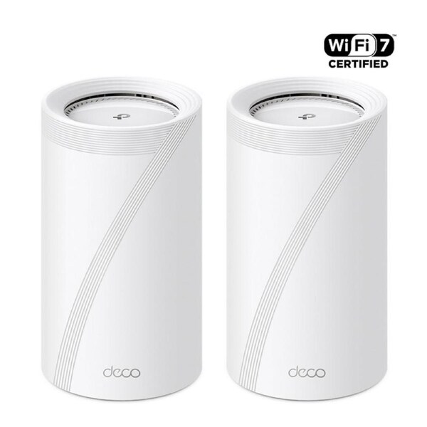 [Deco BE85(2-pack)] BE22000 Tri-Band Whole Home Mesh Wi-Fi 7 System