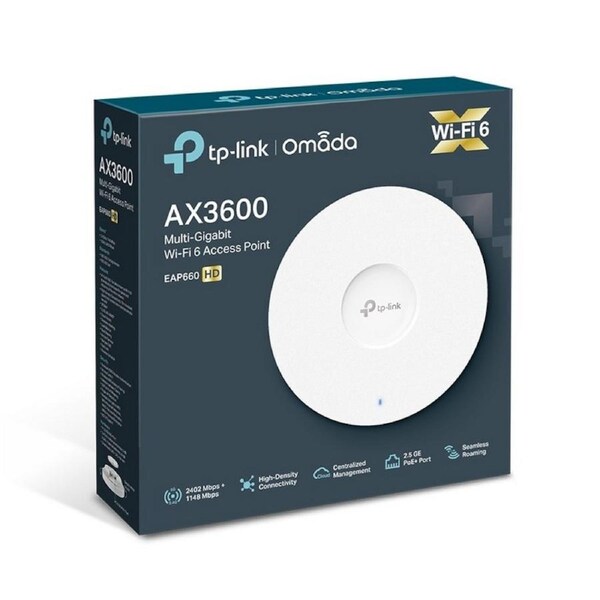 [EAP660 HD] AX3600 Wireless Dual Band Gigabit Ceiling Mount Access Point
