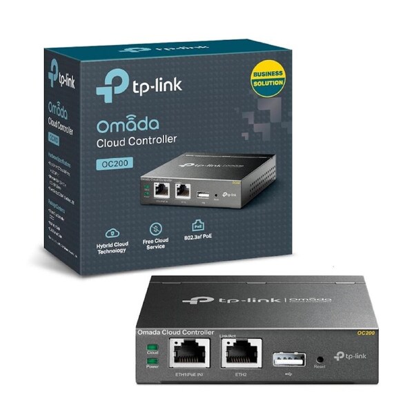 [OC200] Omada Cloud Controller Wi-Fi 802.3af PoE USB for Auto Backup