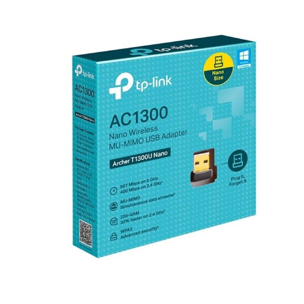 [Archer T1300U Nano] AC1300 Nano Wireless MU-MIMO USB Adapter