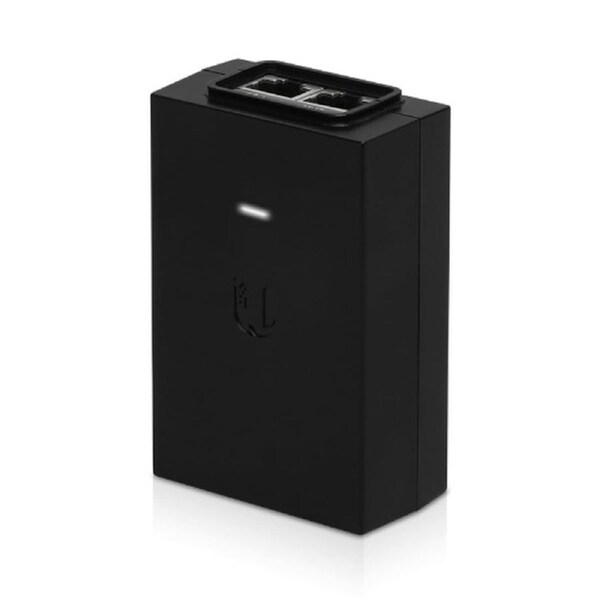 [POE-48-24W-G] Ubiquiti POE Injector, 48V DC 24W Gigabit Lan, Black Surge and clamping