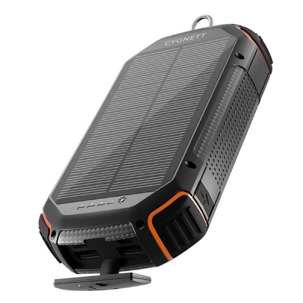 [CY4412PBCHE] Cygnett ChargeUp OutBack 20000mAh Outdoor Solar Power Bank Black 1x USB-C