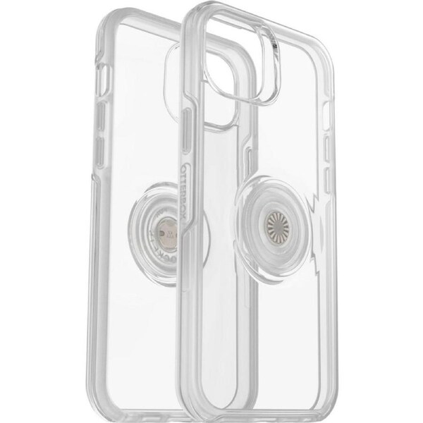 [77-88776] OtterBox Apple iPhone 14 Plus Otter + Pop Symmetry Series Clear Case Clear Pop,