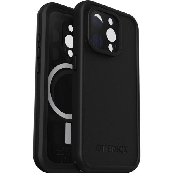 [77-93405] OtterBox Fre MagSafe Apple iPhone 15 Pro 6.1" Case Black DROP+ 5X Military