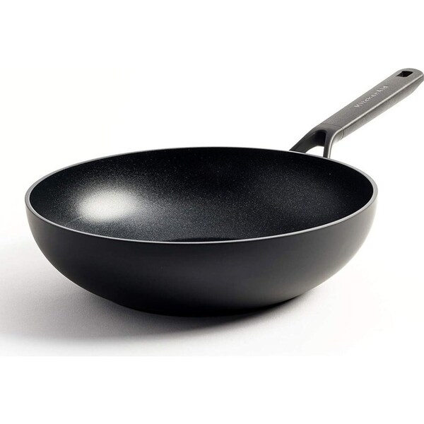 KitchenAid Classic Forged Non Stick Open Wok Pan 28cm Home Kitchen Cookware