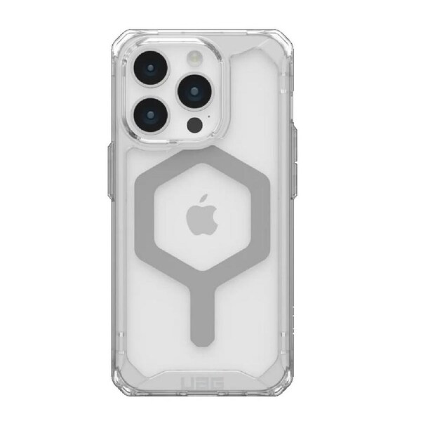[114286114333] UAG Plyo MagSafe Apple iPhone 15 Pro 6.1" Case Ice/Silver,16ft. Drop Protection