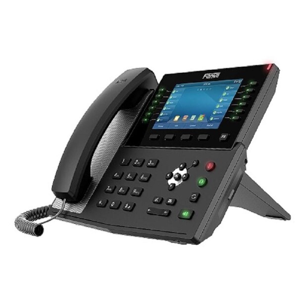 [X7C] Fanvil Enterprise Color IP Phone 5" Hig Res Screen 20 SIP Lines HD Audio BT