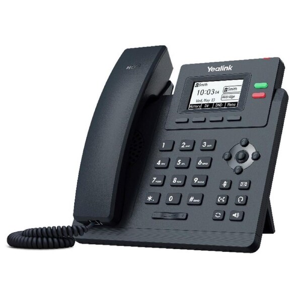 [SIP-T31G] Yealink T31G 2 Line IP phone, 132x64 LCD, Dual Gigabit Ports, PoE, HD Voice