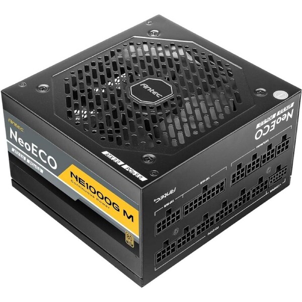 [NE1000G M ATX3.0 AU] Antec NE 1000W 80+ Gold ATX Power Supply, Fully-Modular, ATX 3.0, PCI-E 5.0