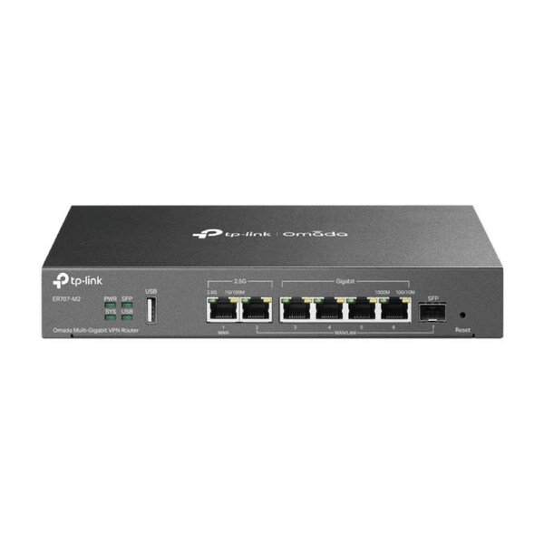 [ER707-M2] Omada Multi-Gigabit VPN Router Omada, Two 2.5G Ports