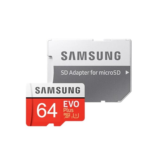 [MB-MC64DA/APC] Samsung 64GB EVO Plus Class 10 Micro SDXC Memory Card with Full Size SD Adapter