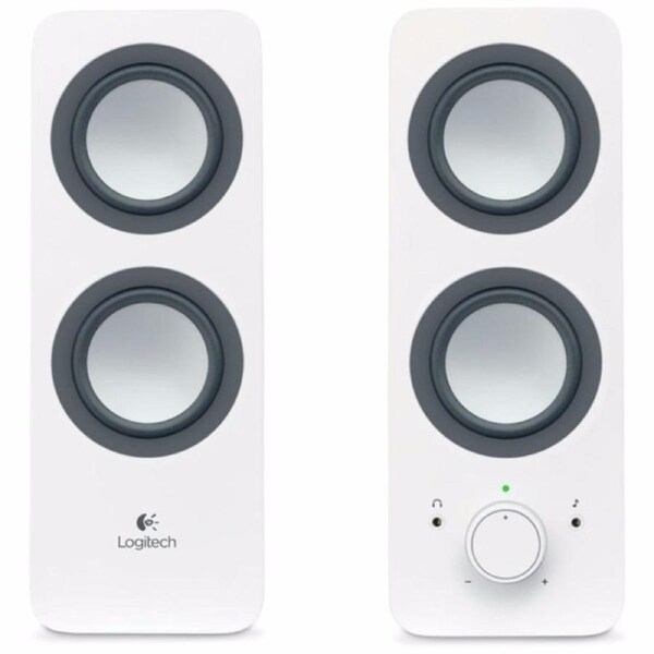 [980-000851(Z200)] Logitech Multimedia Speakers Z200 Stereo Sound Multiple Device White 3.5mm AC
