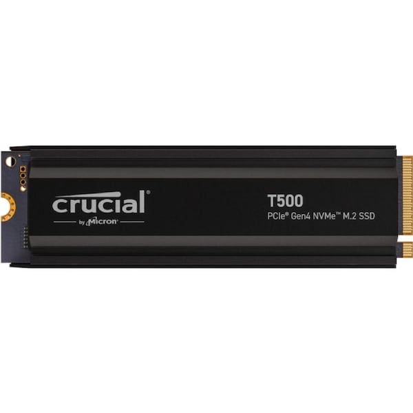 [CT1000T500SSD5] Crucial T500 1TB Gen4 NVMe SSD w Heatsink 7300/6800 MB/s R/W 600TBW 1440K IOPs