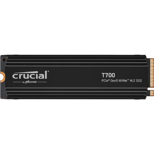[CT1000T700SSD5] Crucial 1TB T700 Gen5 NVMe SSD with Heatsink 11700/9500 MB/s R/W 600TBW 1500K