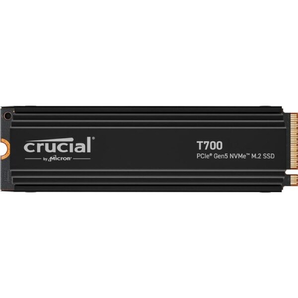 [CT2000T700SSD5] Crucial 2TB T700 Gen5 NVMe SSD with Heatsink 12400/11800MB/s R/W 1200TBW 1500K