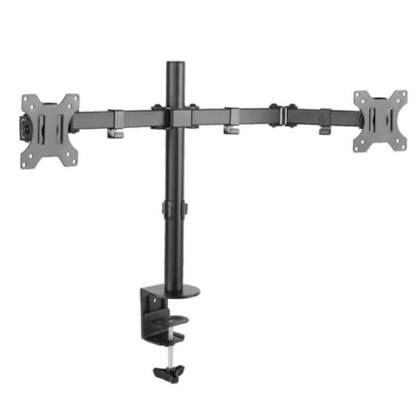 [BT-LDT12-C024N] Brateck Economy Dual Monitor Steel Monitor Arm Up to 32" Detachable VESA Plate