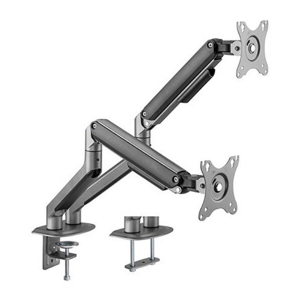 [LDT63-C024-B] Brateck Dual Monitor Economical Spring-Assisted Monitor Arm 17"-32" Space Grey
