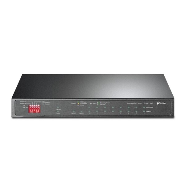 [TL-SG1210MP] 10-Port Gigabit Desktop Switch with 8-Port PoE+ SFP/RJ45