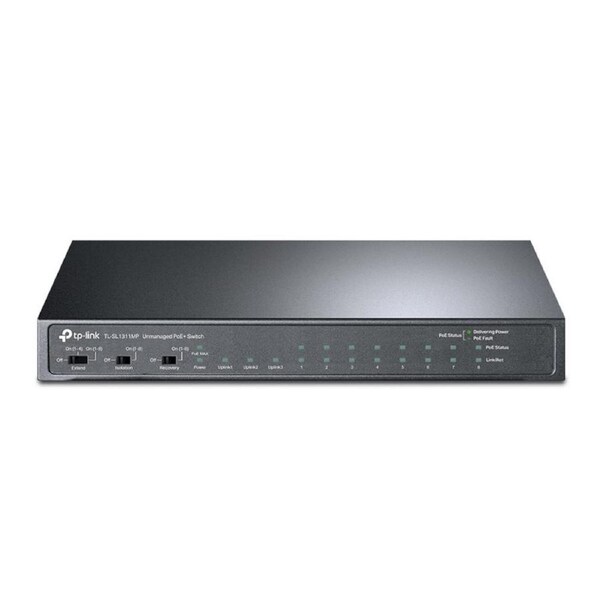 [TL-SL1311MP] 8-Port 10/100Mbps + 3-Port Gigabit Desktop Switch
