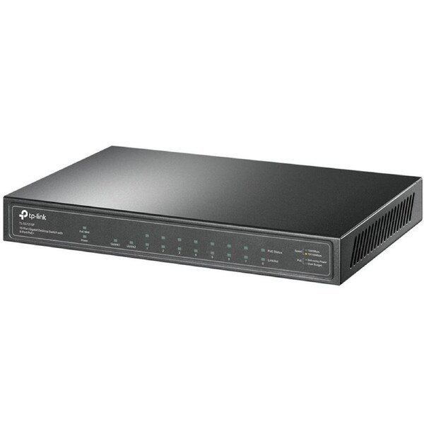 [TL-SG1210P] 10-Port Gigabit Desktop Switch with 8-Port PoE+ 1 Gigabit SFP