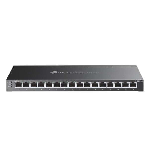 [SG2016P] JetStream 16-Port Gigabit Smart Switch with 8-Port PoE+
