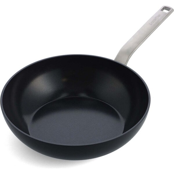 GreenPan Evolution Open Cover Non Stick wok 28cm/3.6L Home Kitchen Cookware