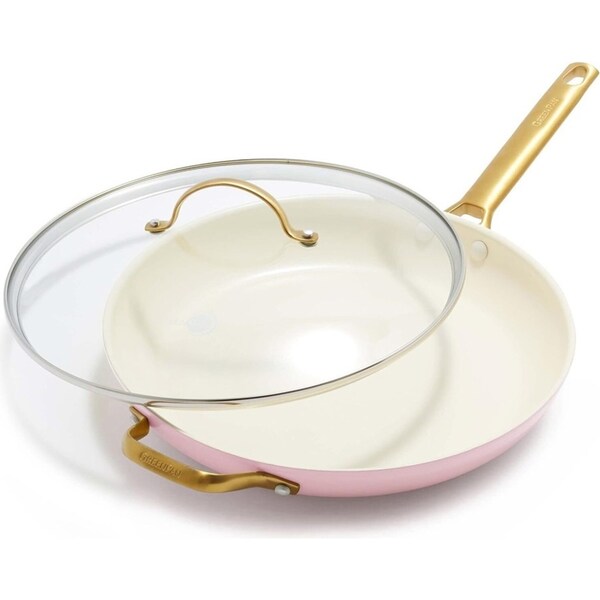 GreenPan Padova Reserve Non Stick Coated Covered Frypan 30cm with Helper Handle