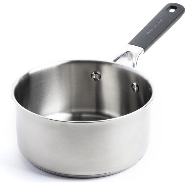Kitchen Aid Classic Stainless Steel Open Saucepan/Frypan 18cm/2.1L Uncoated