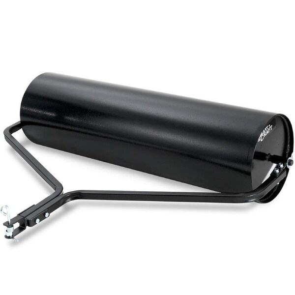 PLANTCRAFT 48" 116L Tow Behind Lawn Roller, Water or Sand Filled, for grass sod, seed, and unlevel ground