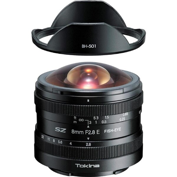 Tokina SZ 8mm F2.8 Fisheye MF Lens For Sony E Mount Camera