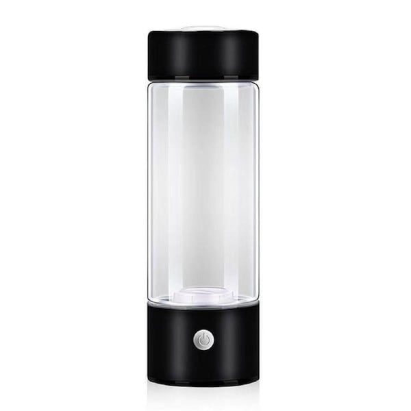 Nevenka Hydrogen Water Bottle Generator with SPE PEM Technology Improve Water in 3 Minutes for Home Office and Travel-Black