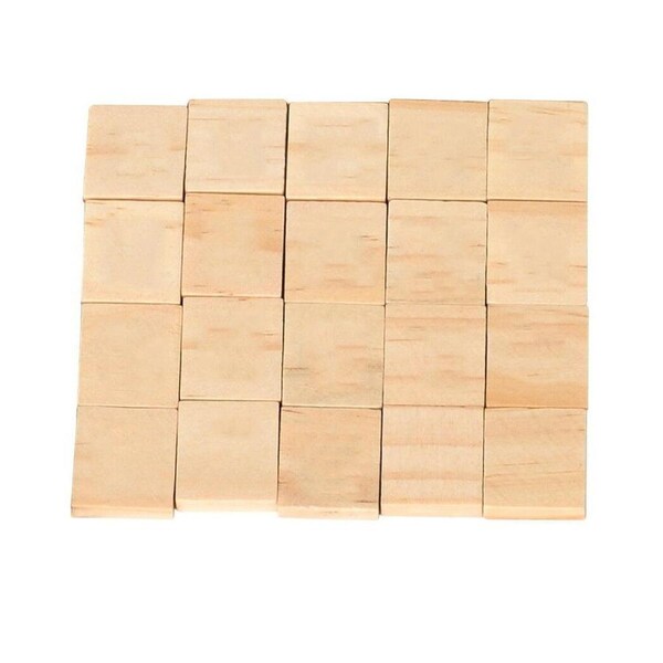 Blank Wooden Scrabble Tiles