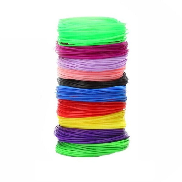 100M PLA 3D Pen Filament 10 Colours 1.75mm Printing Material