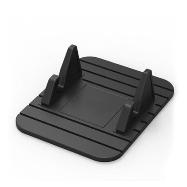 Silicone Car Dashboard Phone Holder Anti-Slip Mat Stand for Mobile and Navigation Use