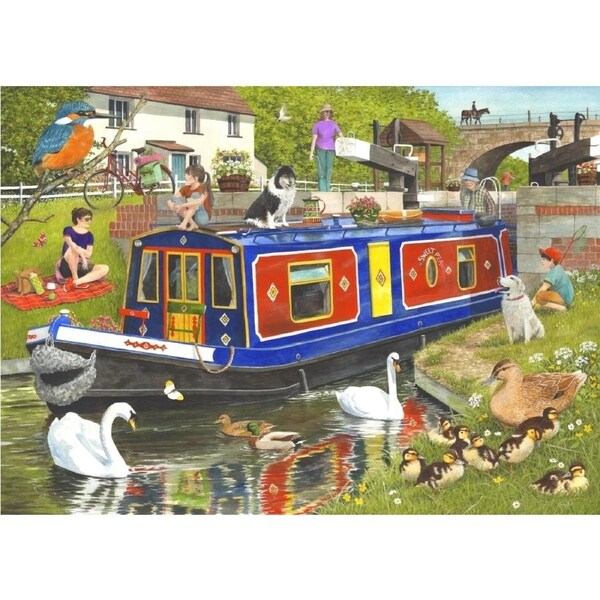 Holdson - Weekend Away - Narrowboat Adventures Puzzle 1000pc