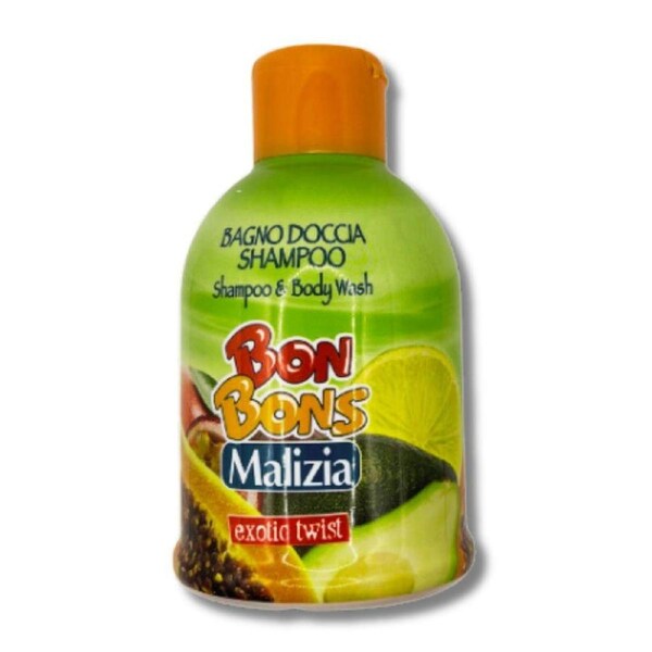 Malizia Bon Bons Exotic Twist Shampoo and Body Wash 500ml