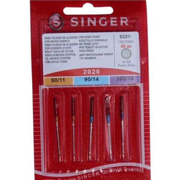 Singer Universal 80/12 /90/14 100/16 Woven Sewing Machine Needles