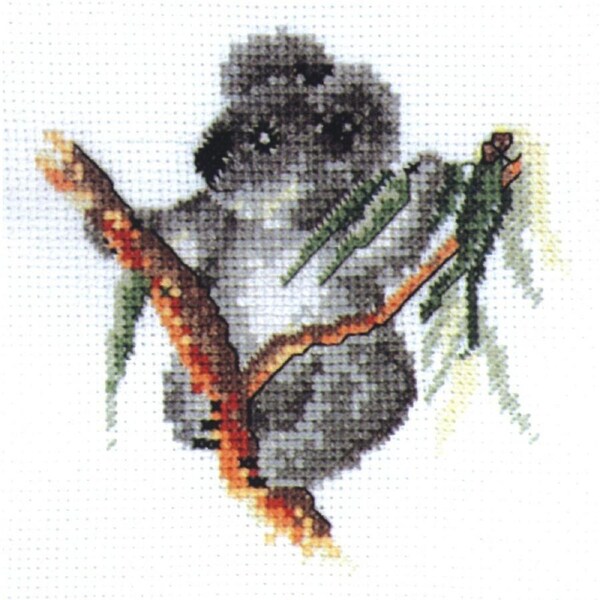 DMC Baby Koala Australiana Cross X Stitch Kit 15x15cm