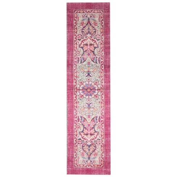 Country Vintage Inspired Rubellite Table Runner 160x43cm