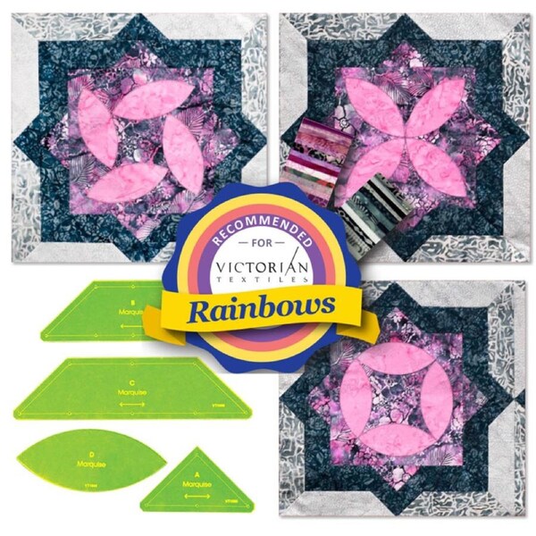 Matildas Own Quilting Patchwork Sewing Templates Marquise