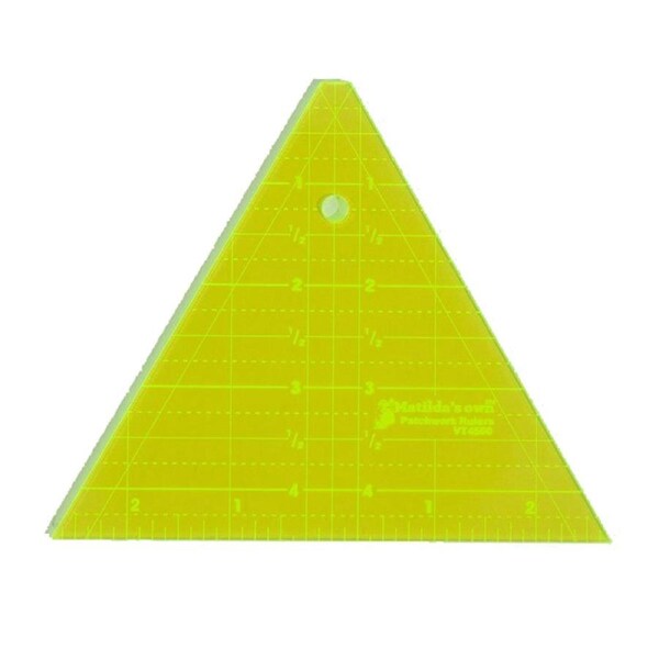 Matildas Own Quilting Sewing Template 4.5'' 60 Degree Triangle Ruler