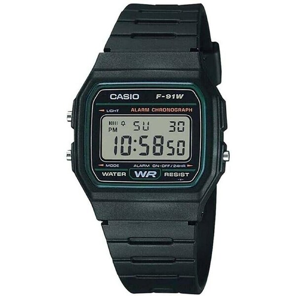 Casio Digital Classic Sports Chronograph Alarm Stopwatch F-91W-3DG Men's Watch