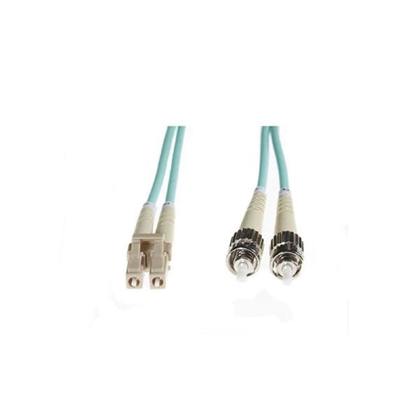 10M Lc St Om4 Multimode Fibre Optic Cable Aqua
